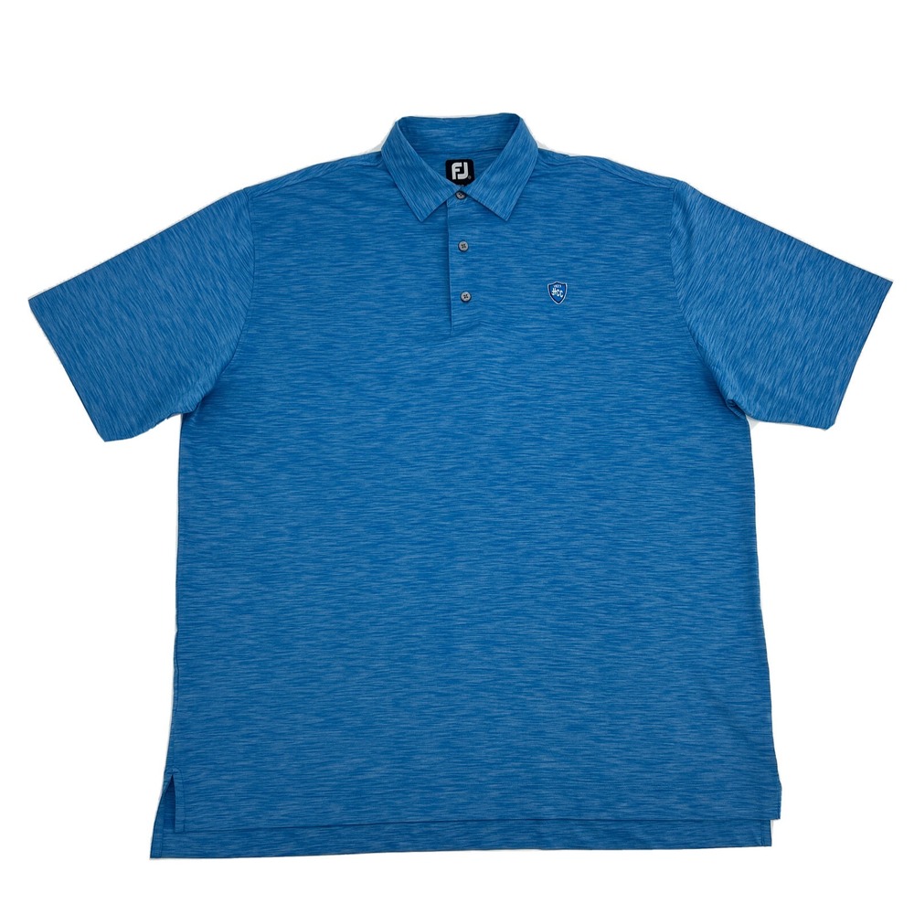 Footjoy Shirt Men's XXL 2XL Blue Polo Golf HCC Hillendale Country Club - Picture 1 of 10